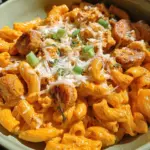 Creamy Buffalo Chicken & Sausage Pasta