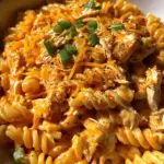 Creamy Buffalo Ranch Chicken Pasta
