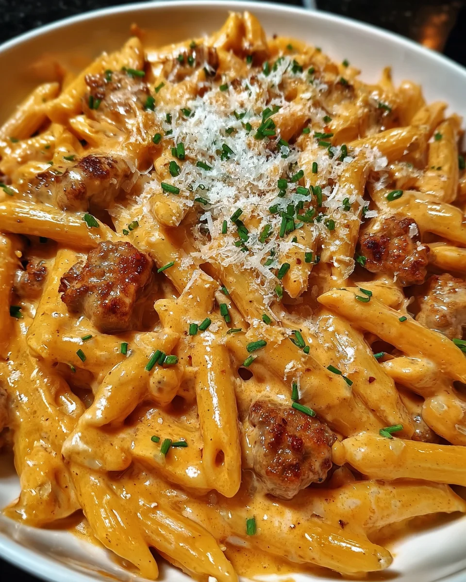 Creamy Buffalo Ranch Sausage Penne 21 Creamy