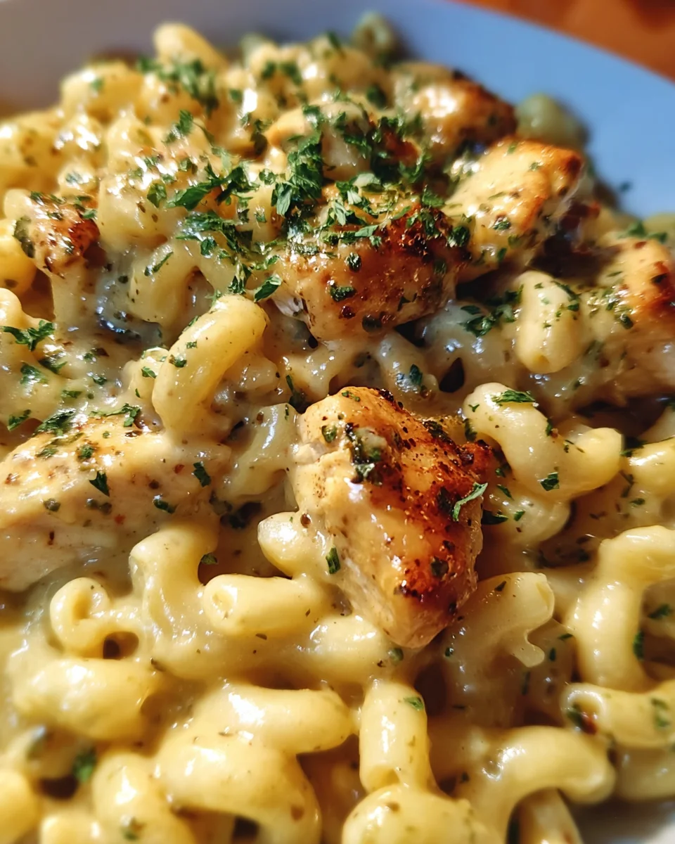 Creamy Garlic Herb Chicken Mac 19 Creamy Garlic Herb Chicken Mac