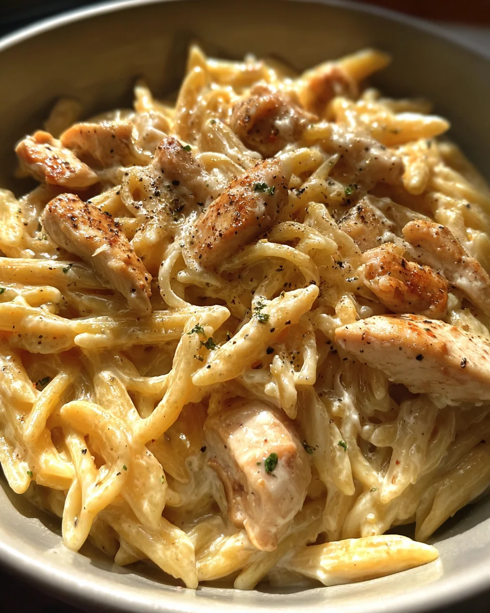 Creamy Garlic Parmesan Honey Chicken Pasta 23 Creamy