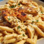 Creamy Garlic Pepper Jack Chicken Penne