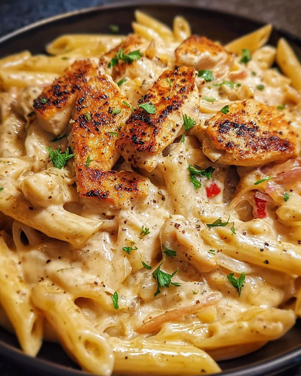 Creamy Garlic Pepper Jack Chicken Penne 24 Creamy