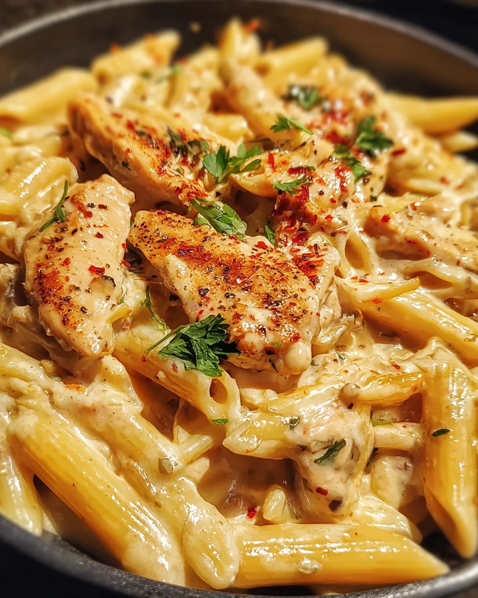 Creamy Garlic Pepper Jack Chicken Penne 25 Creamy