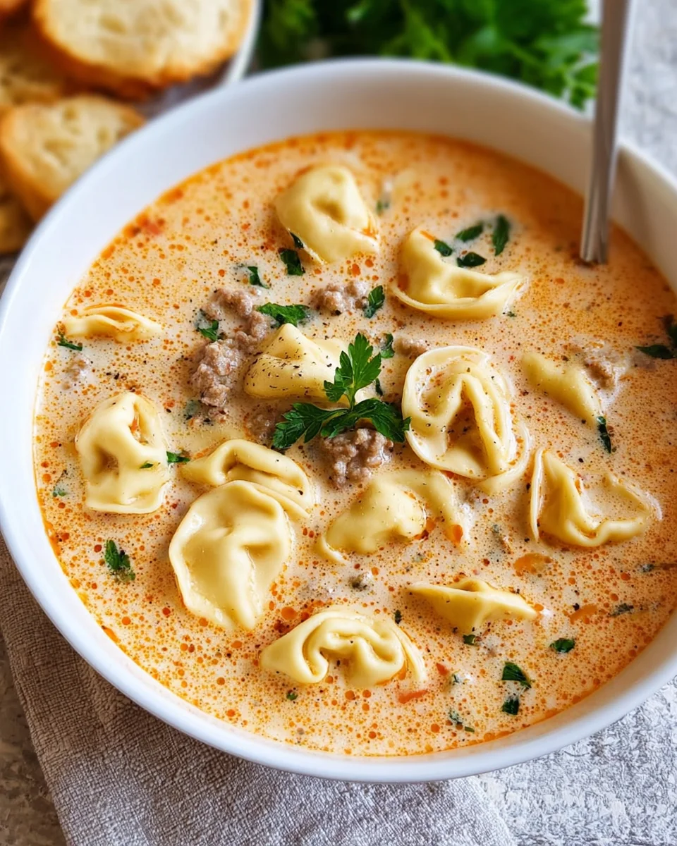 Creamy Tortellini Soup 24 Creamy