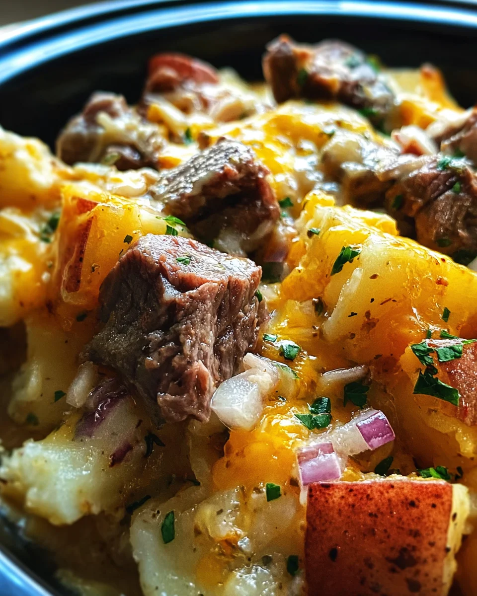 Crockpot Loaded Steak and Potato Bake Recipe 21 Crockpot Loaded Steak and Potato Bake Recipe