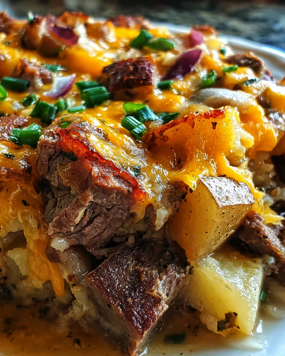 Crockpot Loaded Steak and Potato Bake Recipe 23 Crockpot