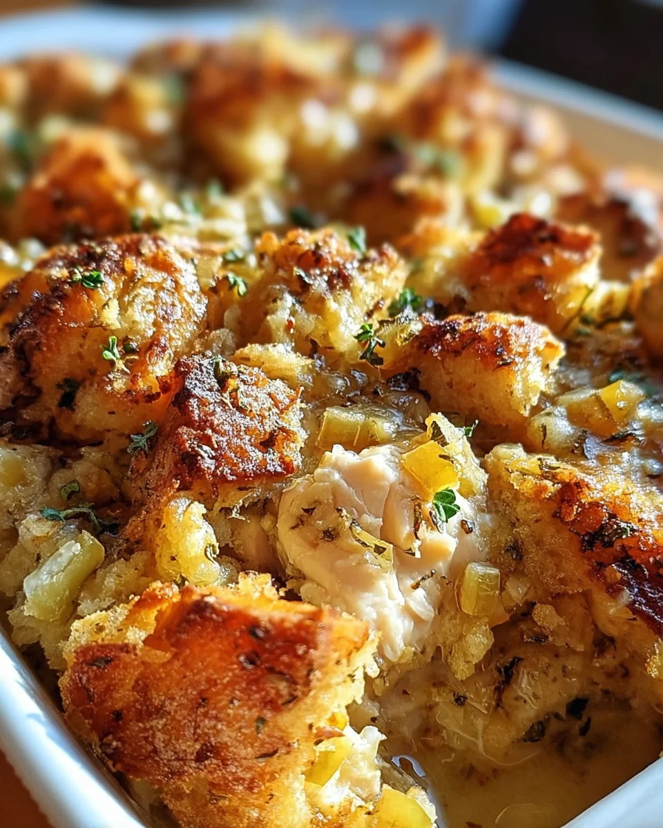 Dolly’s Chicken and Stuffing Casserole 19 Dolly’s Chicken and Stuffing Casserole