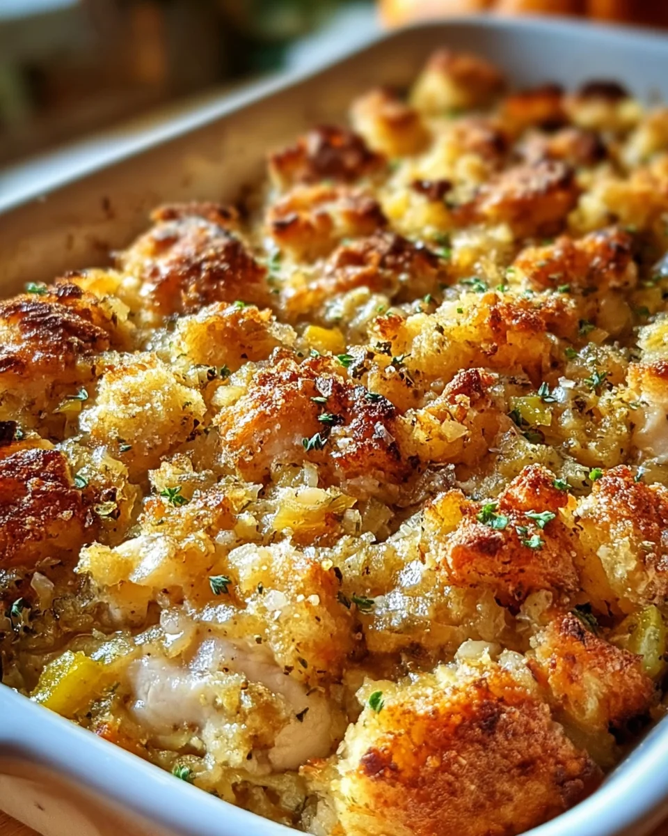 Dolly’s Chicken and Stuffing Casserole 20 Dolly’s