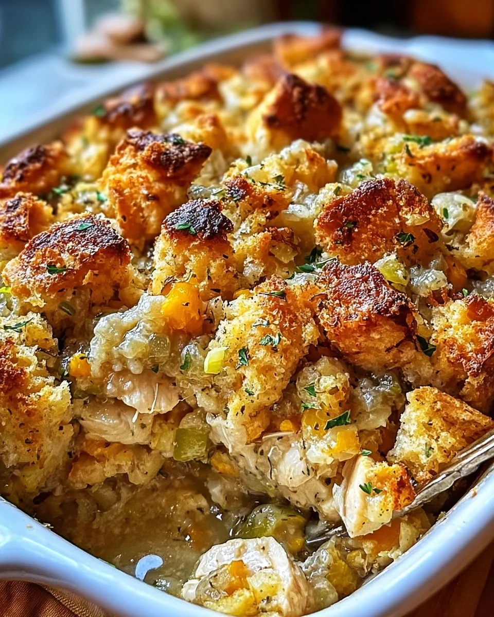 Dolly’s Chicken and Stuffing Casserole 21 Dolly’s