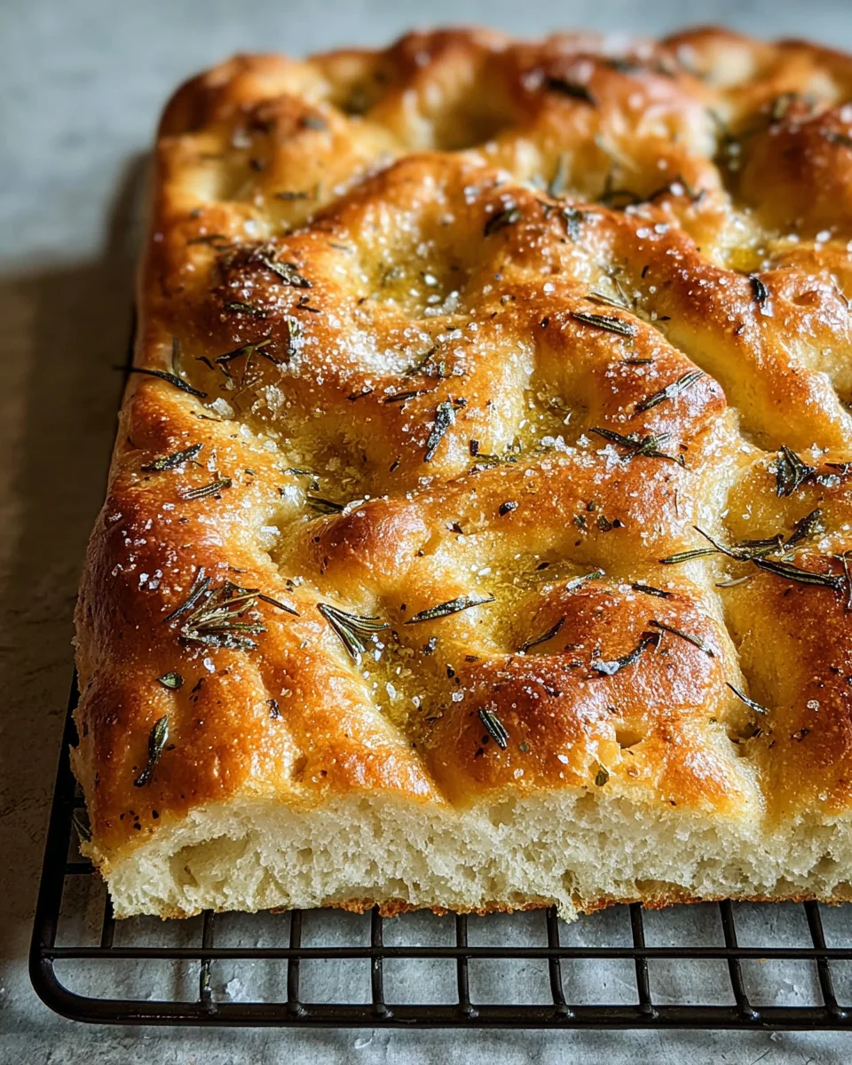 Easy Homemade Focaccia Bread