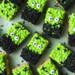 Frankenstein Halloween Rice Krispie Treats 22 Frankenstein Halloween Rice Krispie Treats