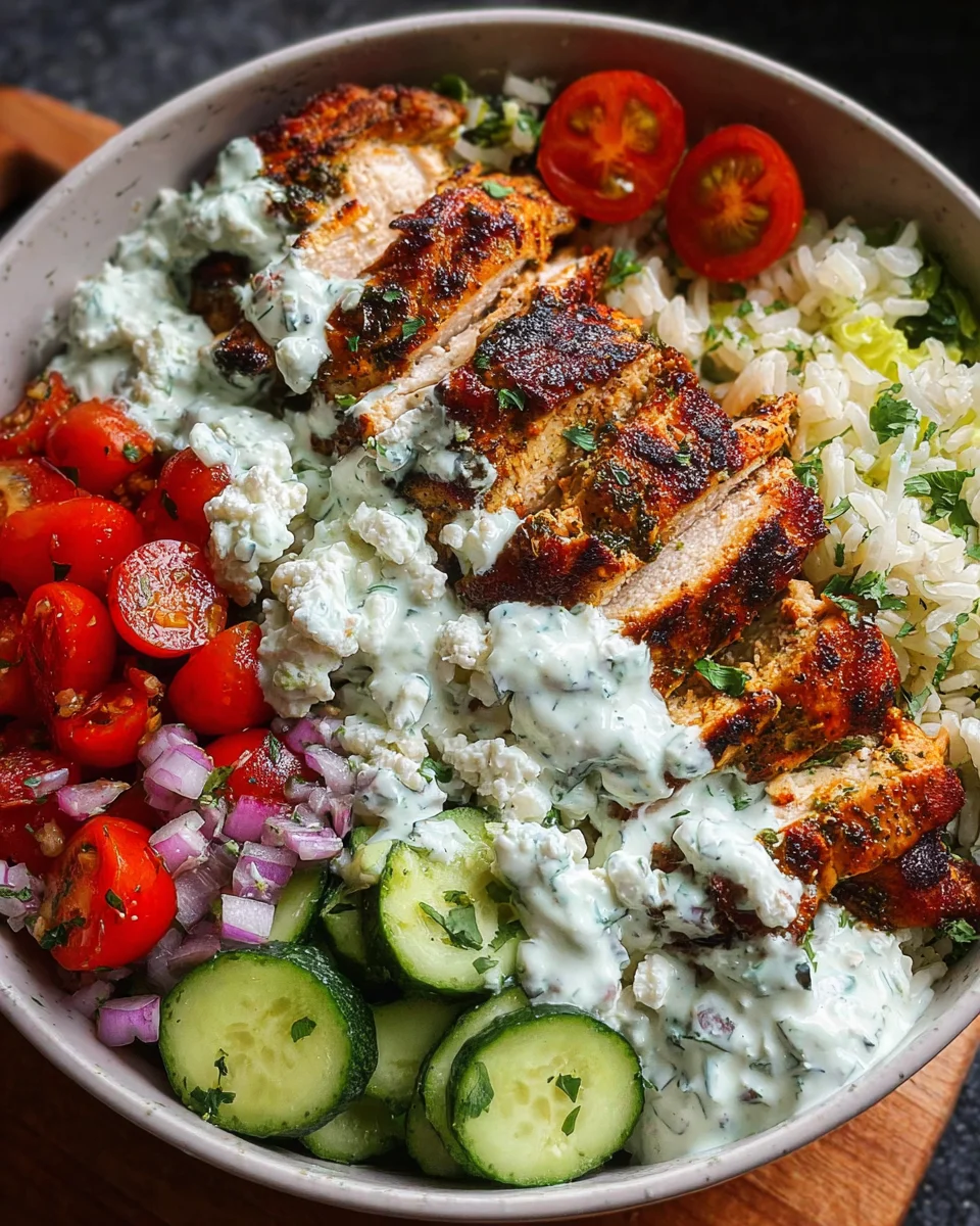 Greek Chicken Bowls