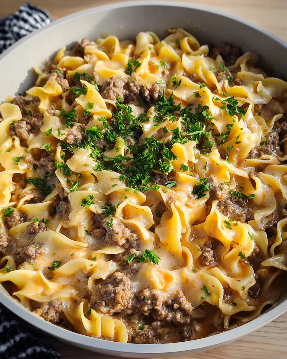 Ground Beef Stroganoff 21 Ground Beef Stroganoff