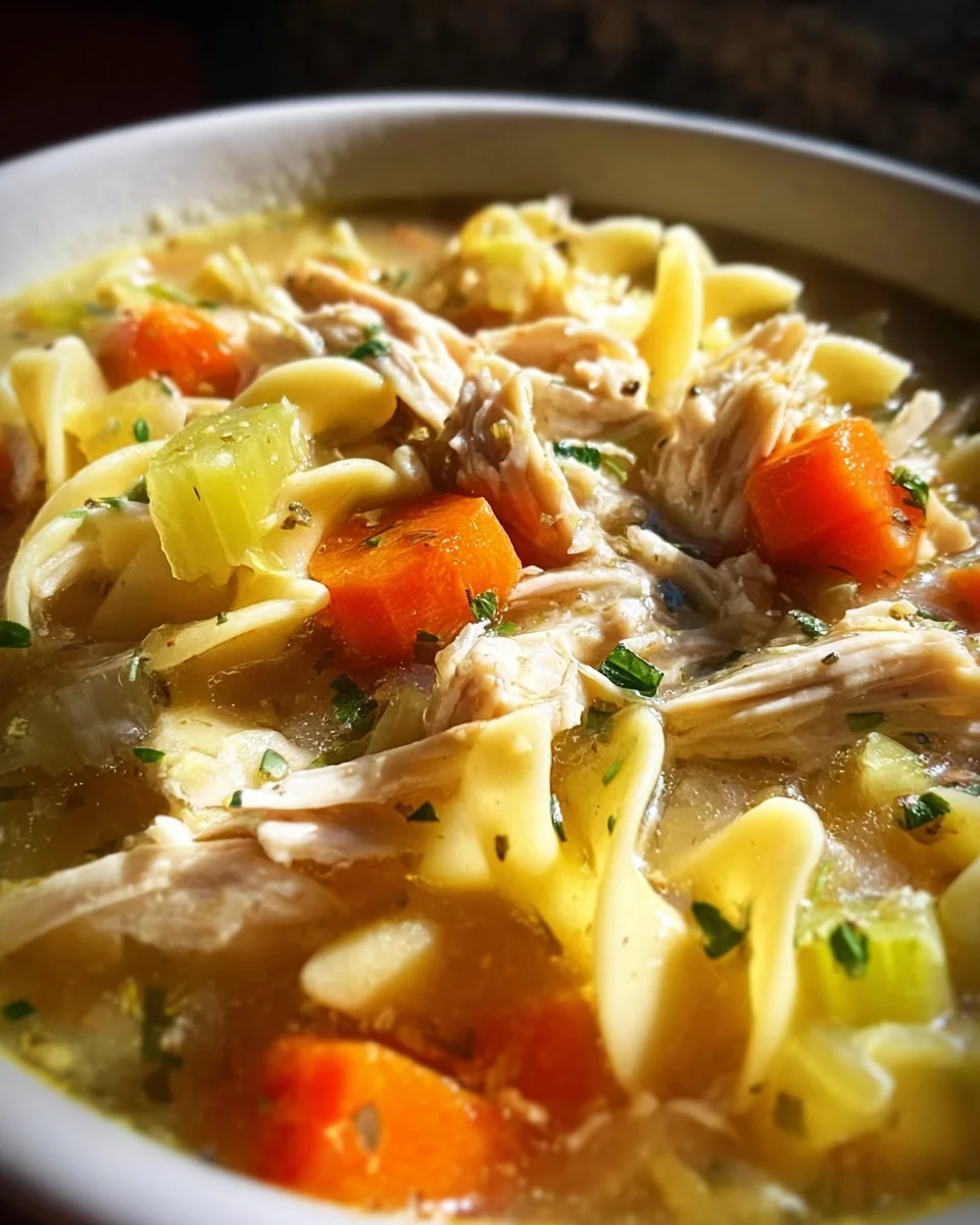 Homemade Chicken Noodle Soup