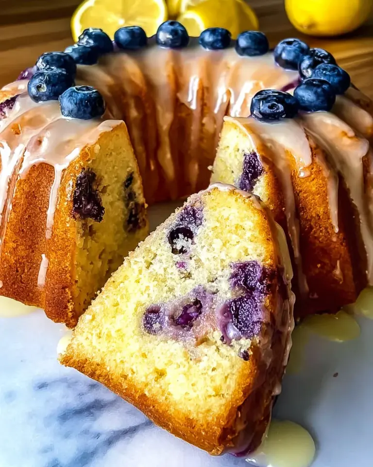 Lemon Blueberry Pound Cake