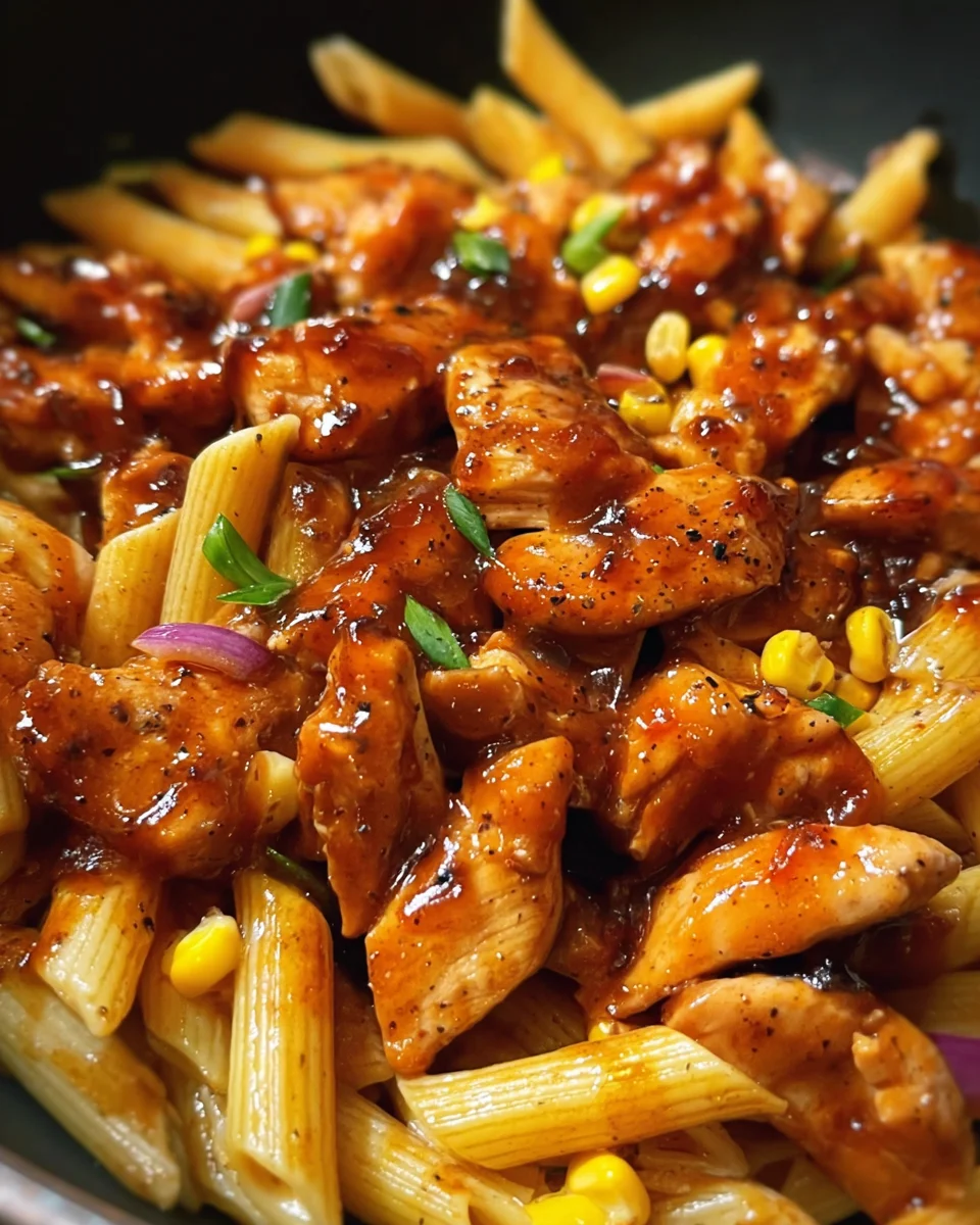 One-Pan Tangy Honey BBQ Chicken Penne 22 One-Pan