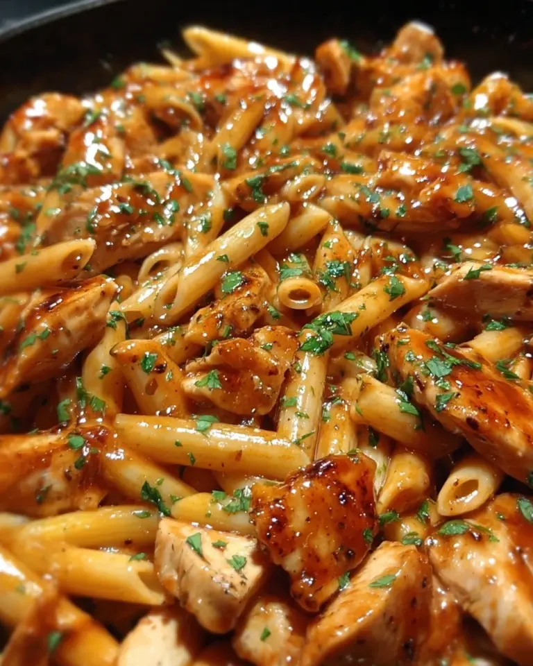 One-Pot Bold Honey BBQ Chicken & Pasta