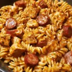 One-Pot Cajun Chicken & Smoked Sausage Pasta