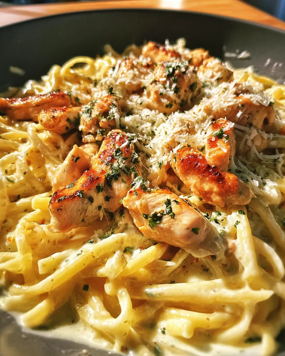 One-Pot Creamy Honey Garlic Parmesan Chicken Pasta 23 One-Pot