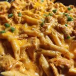 One-Pot Creamy Sweet Maple BBQ Chicken Pasta Skillet