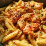 One-Pot Garlic Parmesan Cajun Chicken Pasta