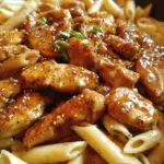 One-Pot Honey Garlic Chicken & Penne