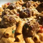 One-Pot Smoky Cajun Meatball Pasta