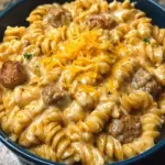 One-Pot Smoky Cheddar Sausage Ranch Pasta