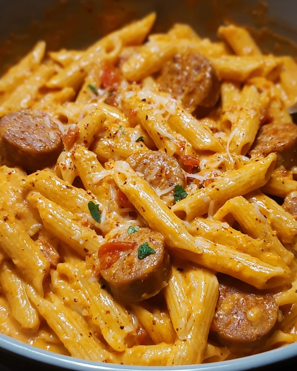 One-Pot Spicy Cajun Ranch Sausage Pasta 22 One-Pot