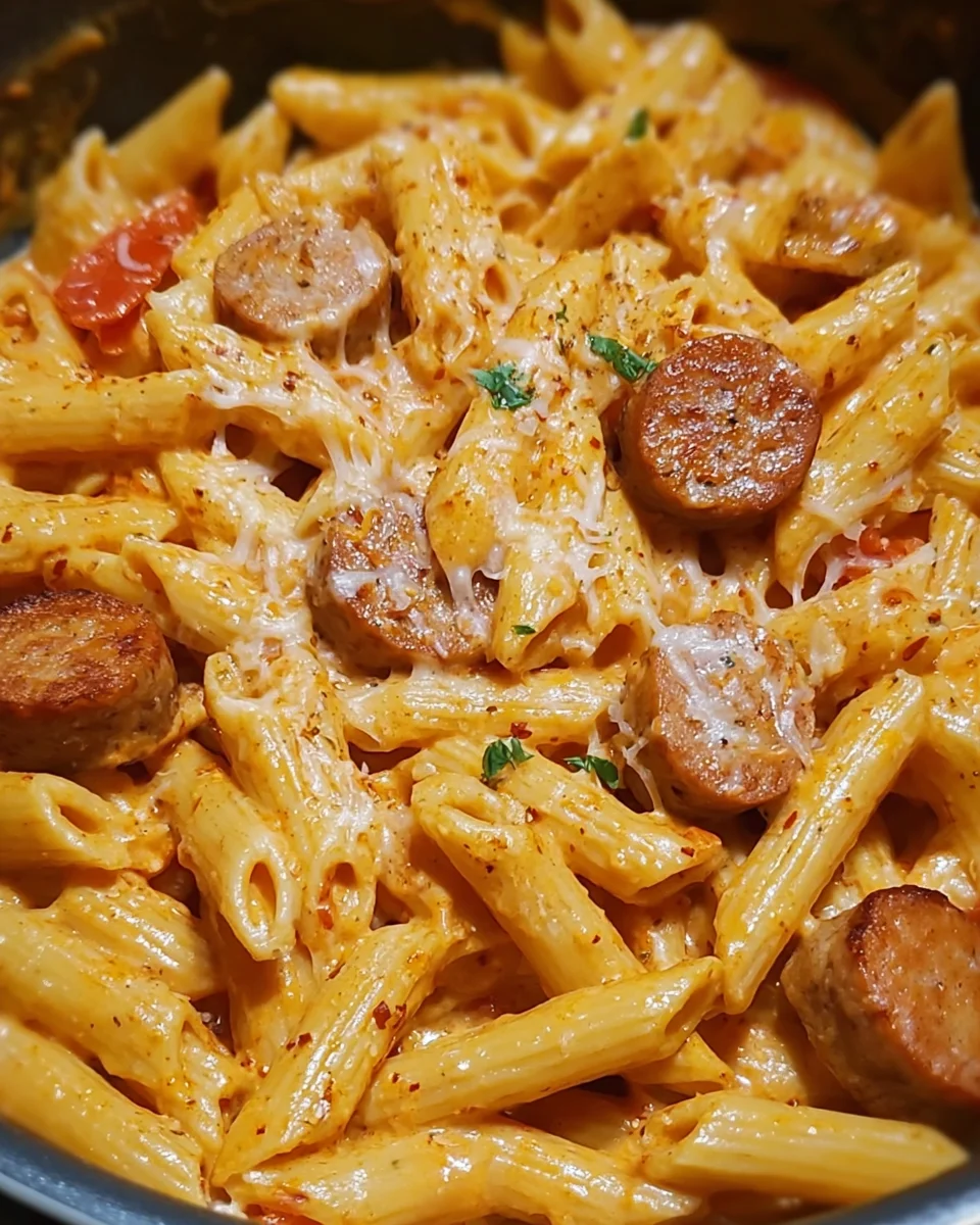 One-Pot Spicy Cajun Ranch Sausage Pasta 23 One-Pot