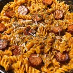 One-Skillet Smoky Cajun Sausage Pasta