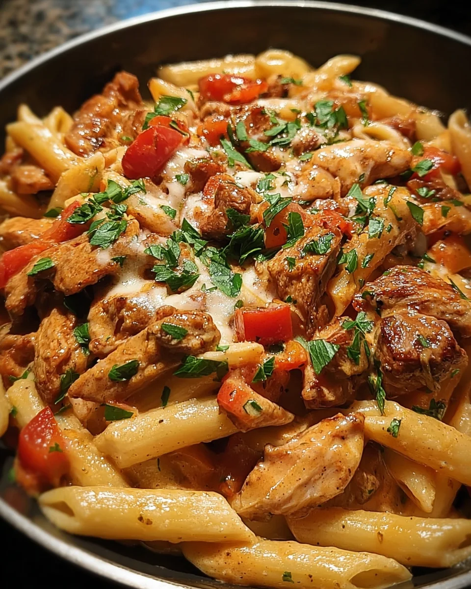 One-Skillet Spicy Ranch Chicken & Steak Pasta 21 One-Skillet Spicy Ranch Chicken & Steak Pasta