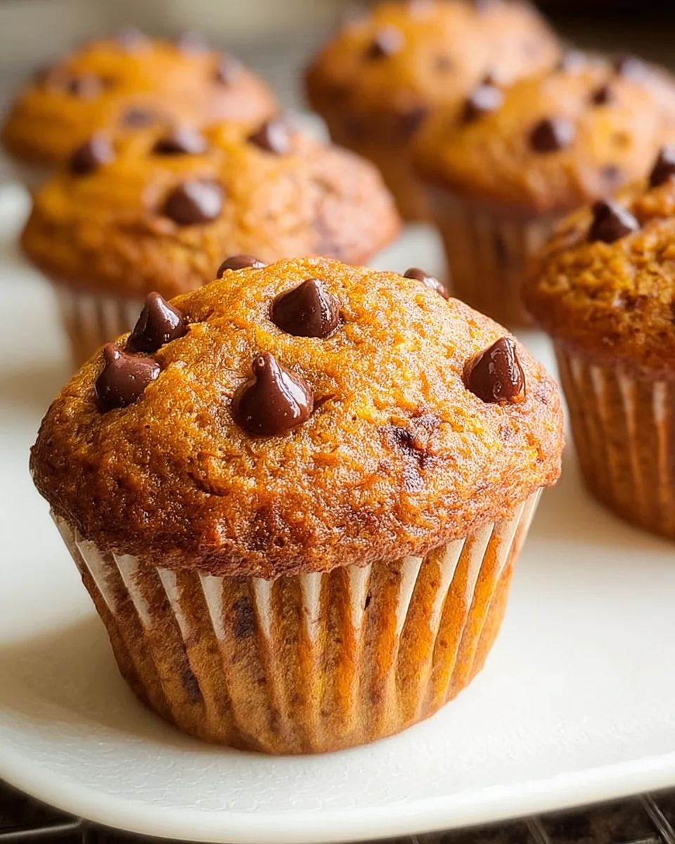 Pumpkin Chocolate Chip Muffins 25 Pumpkin Chocolate Chip Muffins