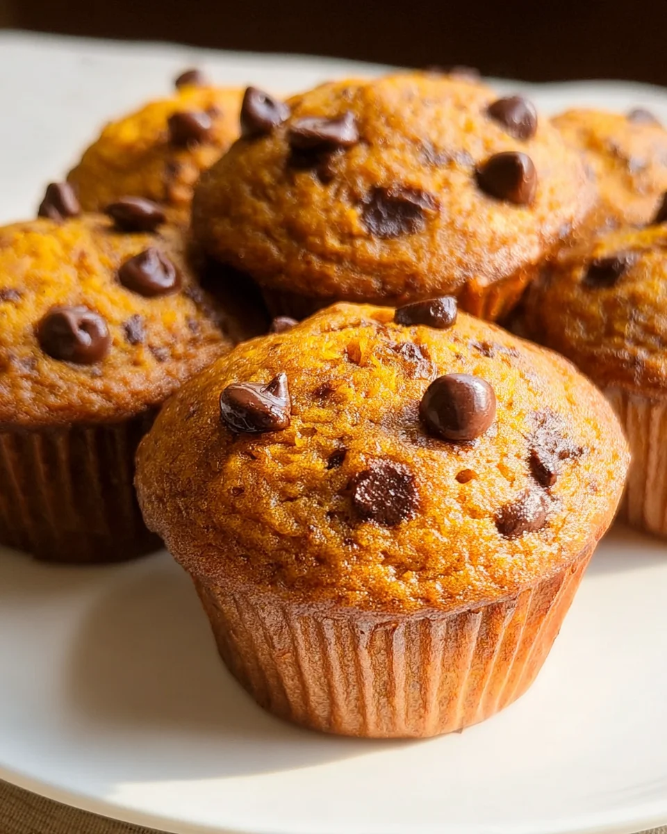 Pumpkin Chocolate Chip Muffins 26 Pumpkin