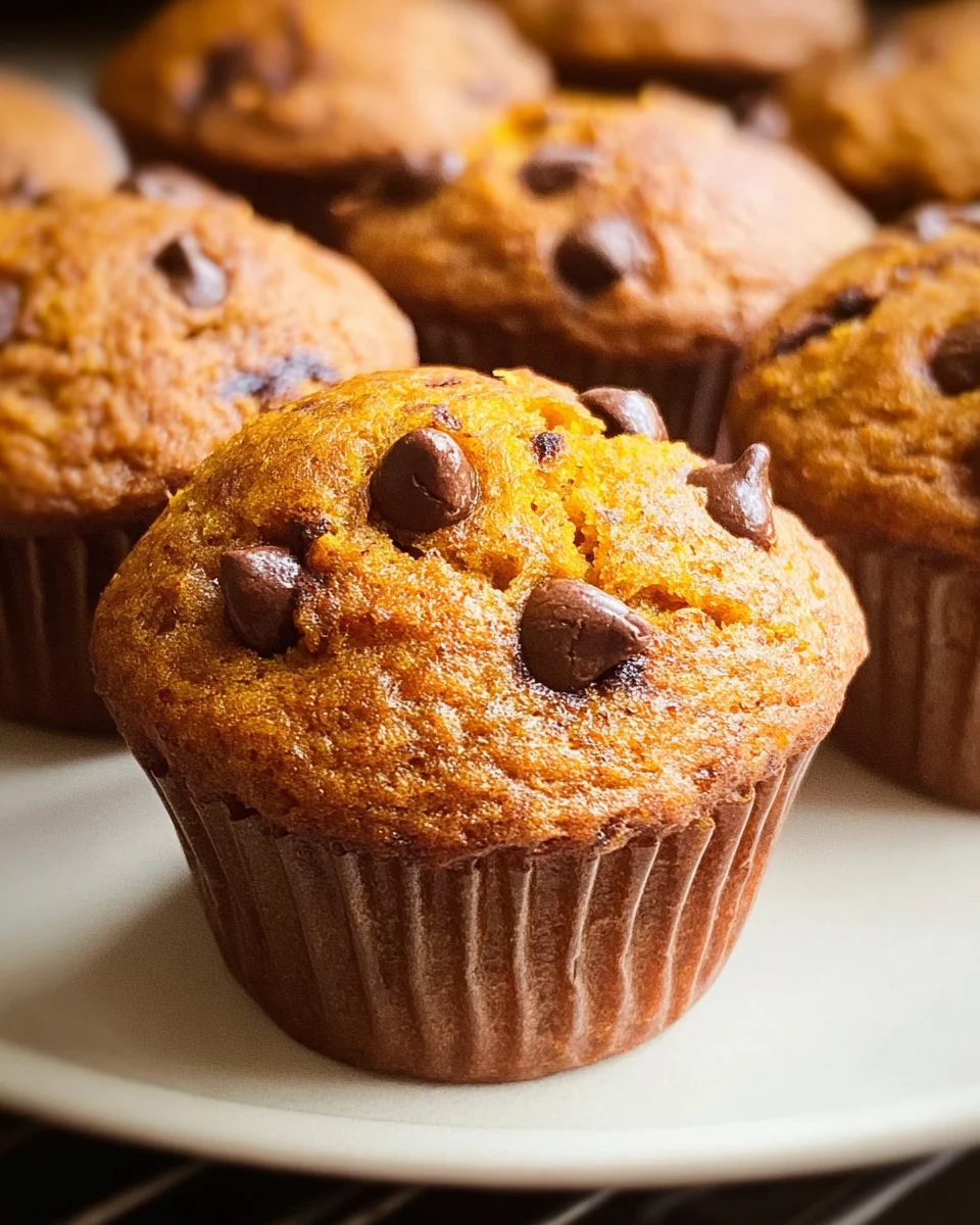 Pumpkin Chocolate Chip Muffins 27 Pumpkin