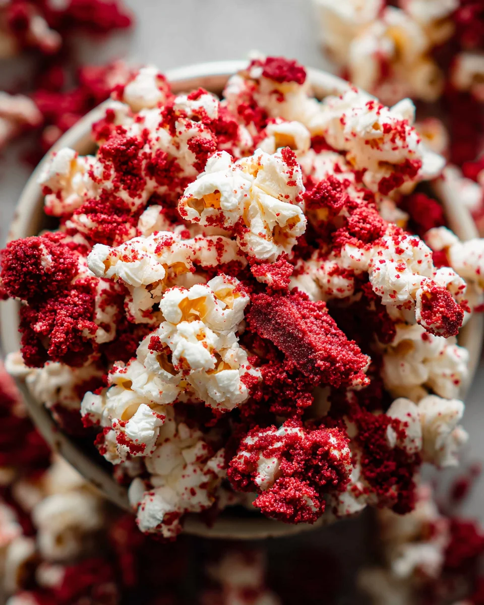 Red Velvet Popcorn 16 Red