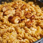 Smoky BBQ Cheddar Chicken Skillet Pasta
