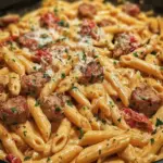 Smoky Cajun Garlic Butter Sausage Pasta