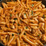 Smoky Cajun Ranch Chicken Penne Skillet