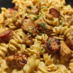 Smoky Garlic Butter Chicken & Sausage Pasta