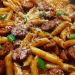 Smoky Honey Garlic Sausage Penne