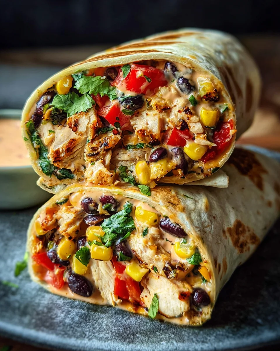 Southwest Chicken Wrap 21 Southwest