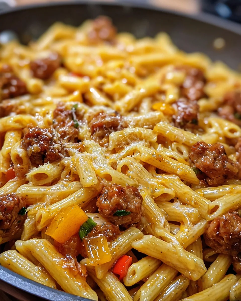 Sticky Bold BBQ Ranch Sausage Pasta 23 Sticky