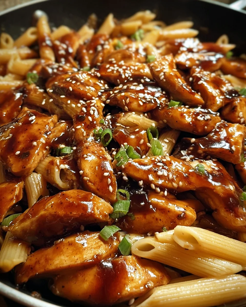 Sticky Honey Soy Chicken Penne Skillet 19 Sticky Honey Soy Chicken Penne Skillet