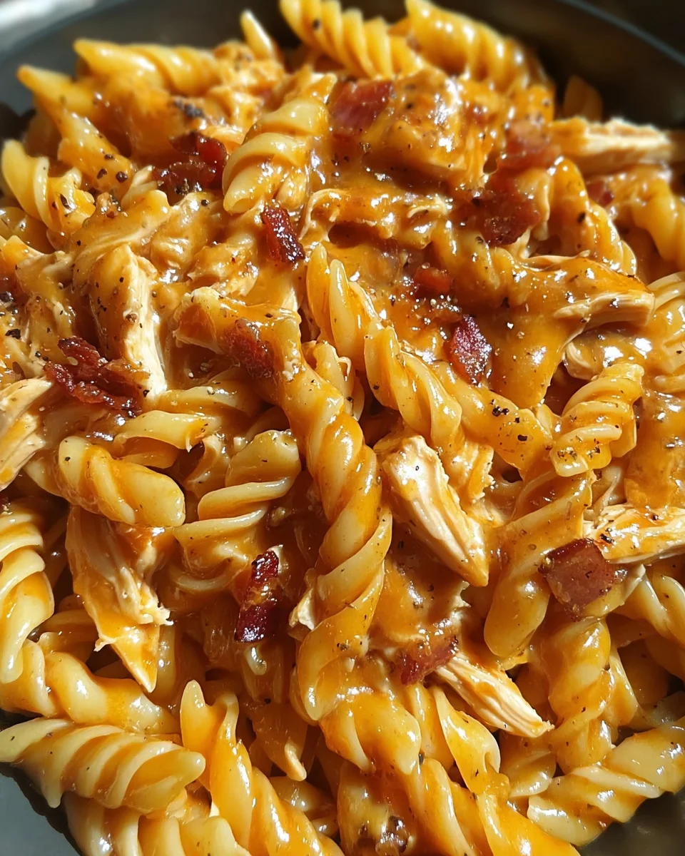 Sticky Maple BBQ Ranch Chicken Pasta 22 Sticky