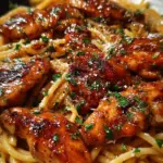 Sticky Smoky Garlic Butter Chicken Pasta
