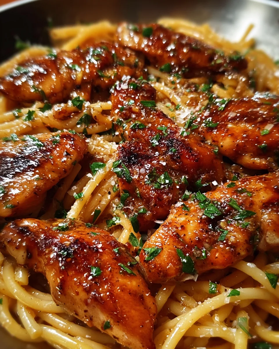 Sticky Smoky Garlic Butter Chicken Pasta 19 Sticky Smoky Garlic Butter Chicken Pasta