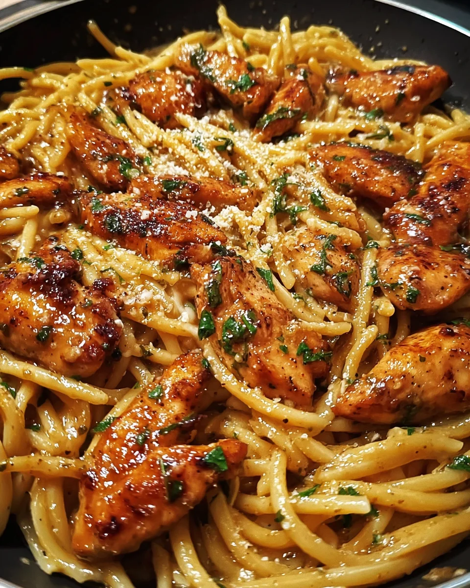 Sticky Smoky Garlic Butter Chicken Pasta 20 Sticky