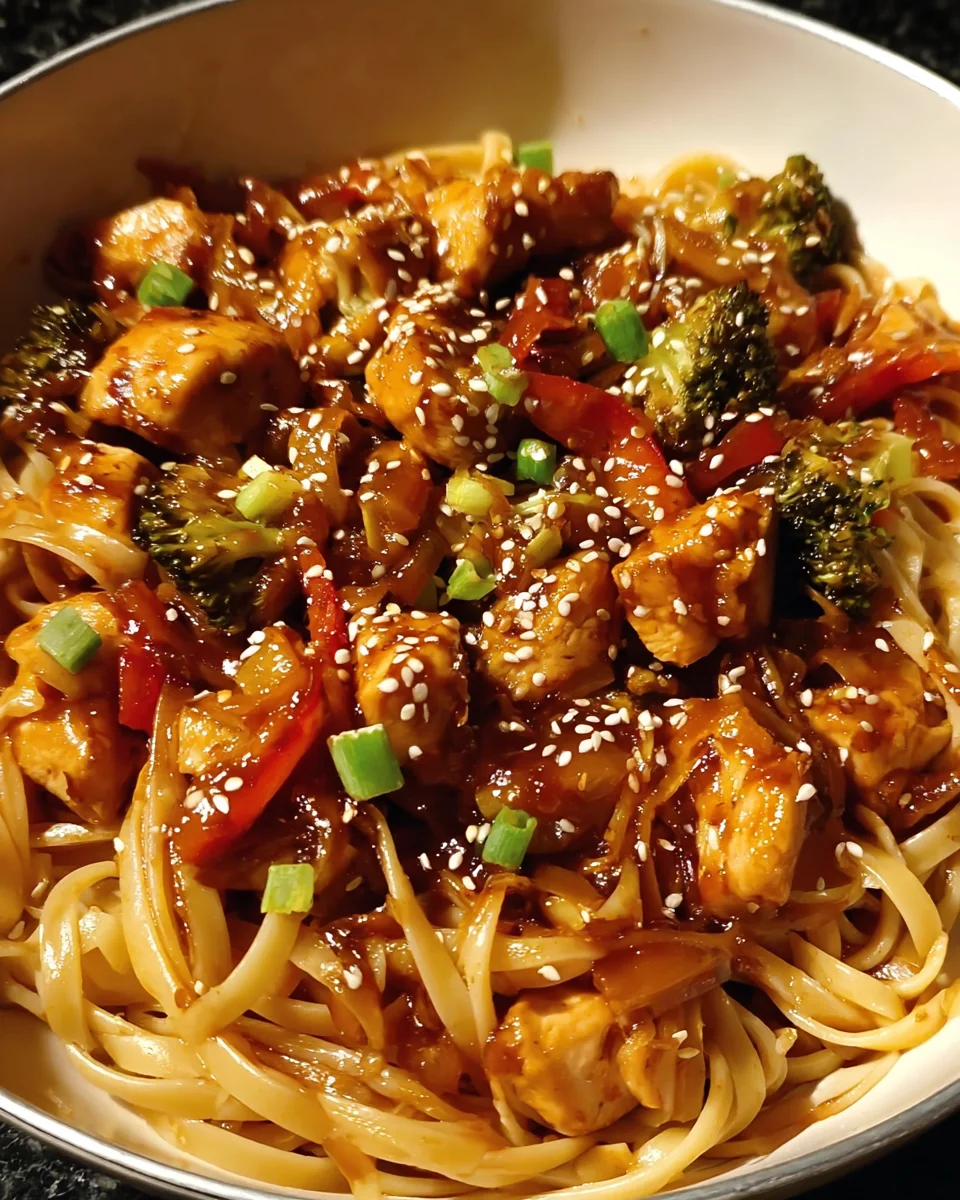 Sticky Sweet Chili Garlic Chicken Pasta 23 Sticky